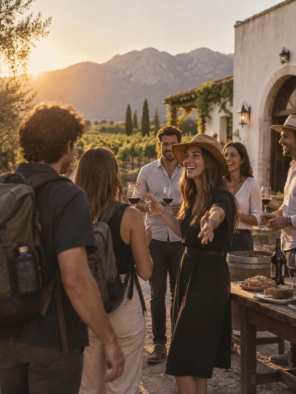 Travelers conociendo un nuevo grupo